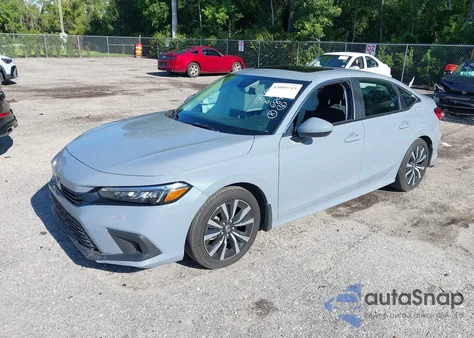 2024 Honda Civic Ex из США, поврежденный, VIN 2HGFE1F71RH336899